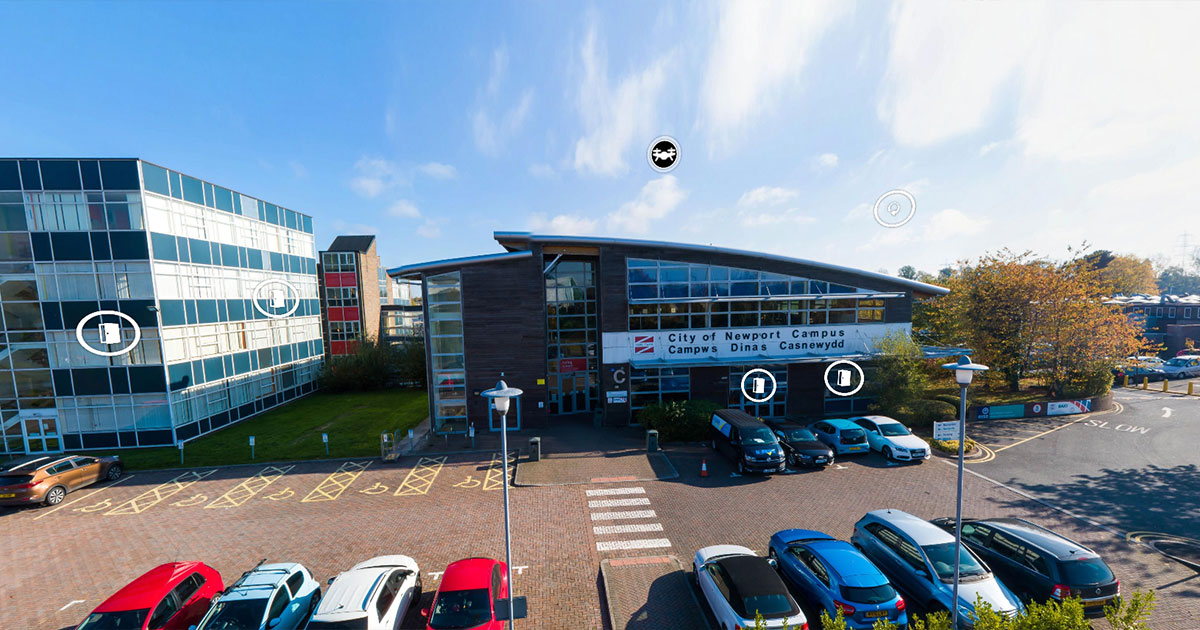 City Newport of Newport Campus - 360 Virtual Tour | Coleg Gwent