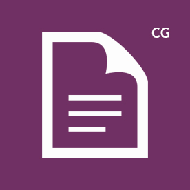 CG icon purple