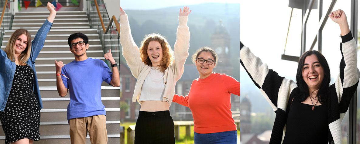 Results Day 2023 - students celebrate exam results - Coleg Gwent